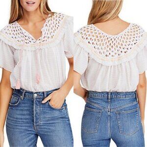 Free People Allora Cotton Top. M